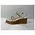 Sandali con zeppa Jimmy Choo Latte con perle in pelle nappa bianca Bianco - vista 11