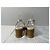 Sandali con zeppa Jimmy Choo Latte con perle in pelle nappa bianca Bianco - vista 13