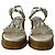 Sandali con zeppa Jimmy Choo Latte con perle in pelle nappa bianca Bianco - vista 2