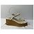 Sandali con zeppa Jimmy Choo Latte con perle in pelle nappa bianca Bianco - vista 8