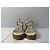 Sandali con zeppa Jimmy Choo Latte con perle in pelle nappa bianca Bianco - vista 9