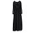 Maxikleid mit langen Ärmeln aus schwarzem Polyester Swiss Dot von Altuzarra x Target - Ansicht 6