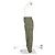 Céline Pantalones cargo Celine en algodón verde Verde oliva - vista 5