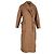 Max Mara Cube Greendi Coat with Pockets in Brown Polyamide