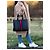 Borsa Tote Gucci GG Supreme in pelle nera Nero Rosso Grigio - vista 21