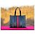 Borsa Tote Gucci GG Supreme in pelle nera Nero Rosso Grigio - vista 3