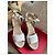 Sandali con zeppa Valentino Garavani Rockstud in pelle ecru Bianco sporco - vista 4