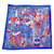 Hermès NEUF CARRE GEANT HERMES FANTAISIE BOTANIQUE 140 CM SOIE SUMMER BLEUE SCARF Turquoise  ref.1834990
