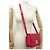 Céline NUOVA BORSA A MANO CELINE TRIOMPHE 187363BF4 IN PELLE ROSSA A TRACOLLA Rosso - vista 7