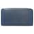 Louis Vuitton Zippy organizer Navy blue Leather  ref.1835869
