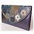 Borsa a mano Bally in pelle blu con motivo floreale - vista 2