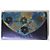 Borsa a mano Bally in pelle blu con motivo floreale - vista 9