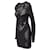 Abito in jacquard elasticizzato Balmain Nero - vista 2
