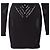 Abito in jacquard elasticizzato Balmain Nero - vista 6
