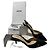 Moschino Mules aus schwarzer Seide mit 6 cm Absatz