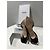 Moschino Mules aus schwarzer Seide mit 6 cm Absatz - Ansicht 4