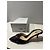 Moschino Mules aus schwarzer Seide mit 6 cm Absatz - Ansicht 5