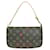 Pochette Accessoire Louis Vuitton Marrom Lona  ref.1836869