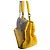 Bottega Veneta Borsa Roma Intrecciato media Giallo - vista 3