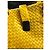 Bottega Veneta Borsa Roma Intrecciato media Giallo - vista 6