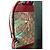 Gucci Ophidia Leder Rucksack Braun Rot Blumen Vogel Muster - Ansicht 4