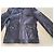 Blaue gewaschene Lammleder-Fliegerjacke Dolce & Gabbana Größe 52 IT - Ansicht 4