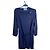 Prada Abendkleid in Blau mit Gürtel
