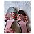 Sandali con zeppa Louis Vuitton in pelle rosa - vista 5