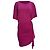 Abito mini arricciato Michael Kors in cotone rosa Marrone