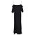Abito maxi off-shoulder Alexander Mcqueen in viscosa nera Nero - vista 2