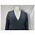 Victoria Beckham Plissiertes Midi-Kleid aus schwarzem Polyester - Ansicht 8