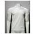 Polo de algodão branco com logo bordado Saint Laurent - vista 7