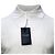 Polo de algodão branco com logo bordado Saint Laurent - vista 2