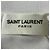 Polo de algodão branco com logo bordado Saint Laurent - vista 5
