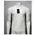Polo de algodão branco com logo bordado Saint Laurent - vista 8