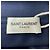 Polo in cotone blu navy con logo ricamato Saint Laurent Cassandre - vista 5