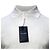 Polo de algodão branco com logo bordado Saint Laurent - vista 2