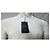 Polo de algodão branco com logo bordado Saint Laurent - vista 9