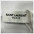 Polo de algodão branco com logo bordado Saint Laurent - vue 5