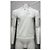 Polo de algodão branco com logo bordado Saint Laurent - vue 7