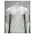 Polo de algodão branco com logo bordado Saint Laurent - vista 7