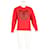 Kenzo Tiger Grafikpullover aus roter Baumwolle - Ansicht 4