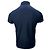 Polo in cotone blu navy con logo ricamato Saint Laurent Cassandre - vista 4