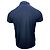 Polo aus navyblauer Baumwolle mit gesticktem Logo Saint Laurent Cassandre Marineblau - Ansicht 4