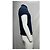 Polo in cotone blu navy con logo ricamato Saint Laurent Cassandre - vista 10