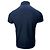 Polo in cotone blu navy con logo ricamato Saint Laurent Cassandre - vista 4