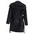Abrigo con capucha Max Mara con cinturón en lana negra Negro - vista 3