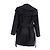 Abrigo con capucha Max Mara con cinturón en lana negra Negro - vista 6