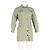 Mini abito camicia Sandro Liana in cotone verde - vista 4