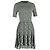 M Missoni gemustertes Jacquard-Strickkleid aus grünem Polyamid